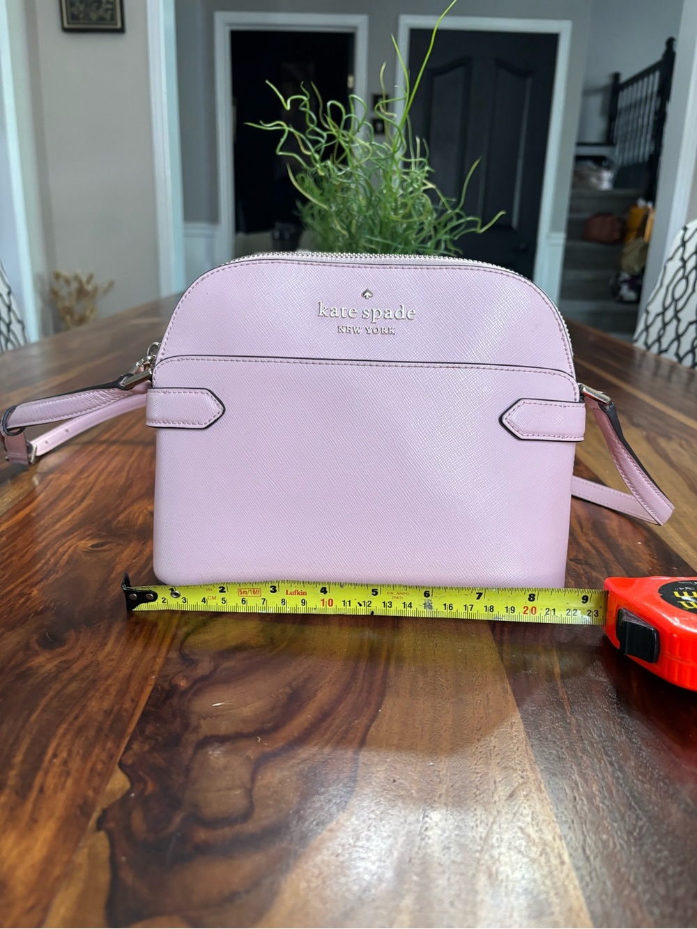 kate spade Light Pink Saffiano Dome Crossbody